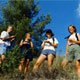 Randonnée dans la garrigue environnante (1998)