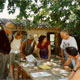 Atelier gravure avec Marie-Odile au Grans Ségriès (1999)